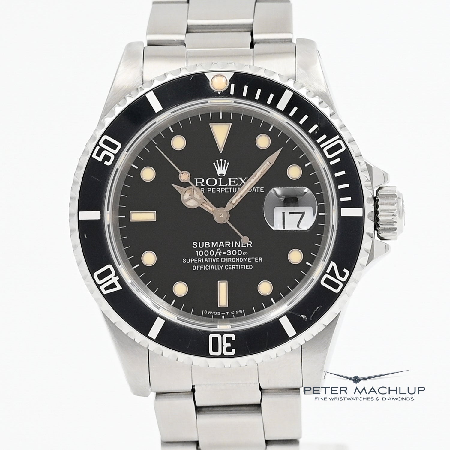 Authentic Rolex Submariner Date 40mm Men's Luxury Watch - 1990 Vintage Model - Perfect for Diving, Business & Special Occasions