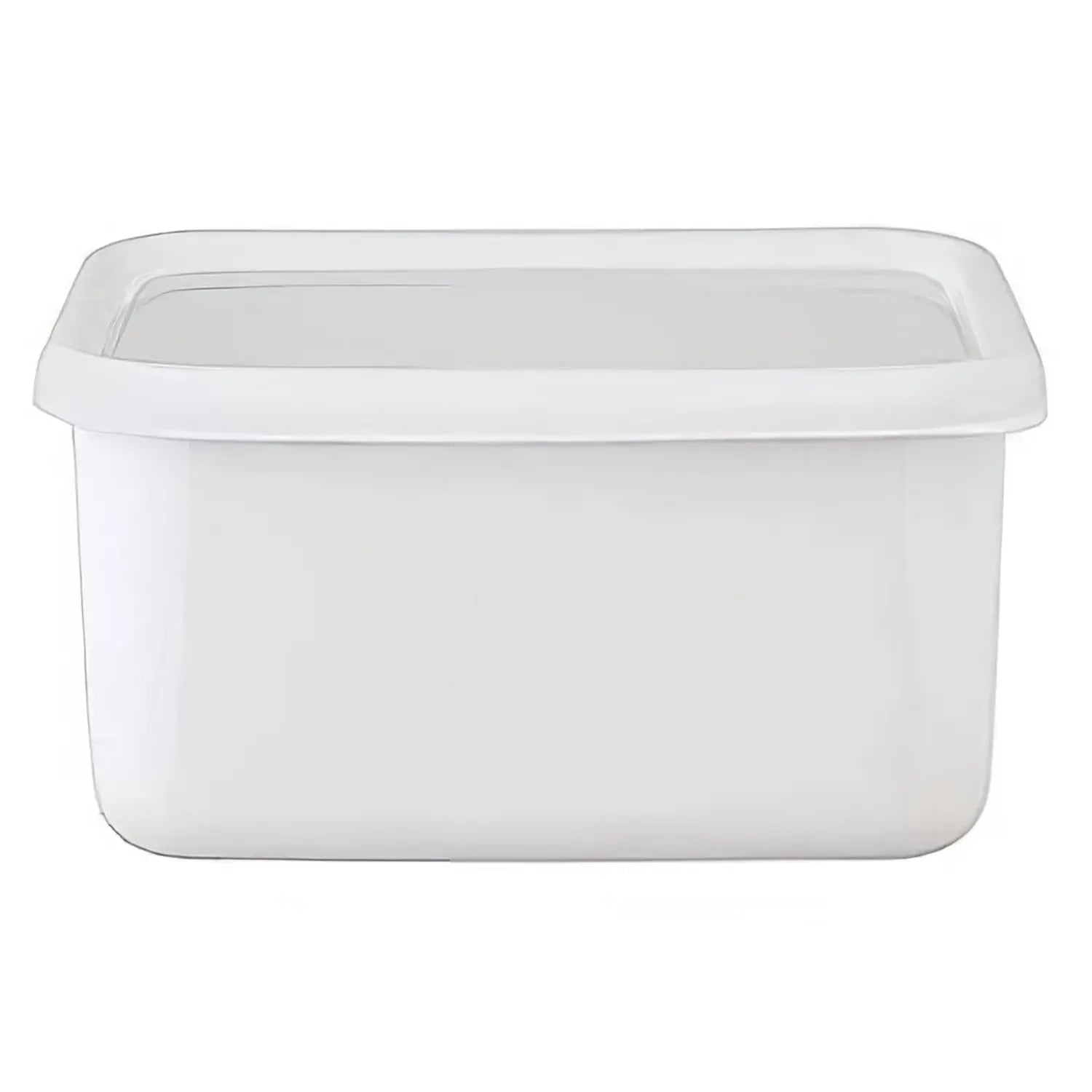Fujihoro Konte Enamel Deep Food Storage Container - Airtight Kitchen Organizer for Meal Prep, Leftovers & Pantry Storage