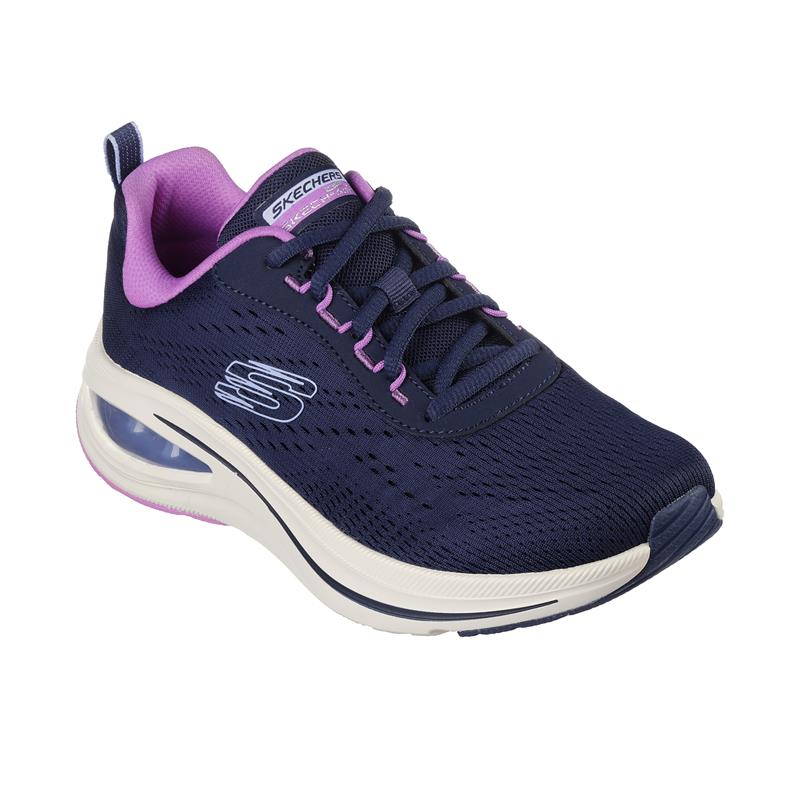 SKECHERS Men's Air Meta Sneakers - Lightweight Running Shoes for Men, Comfortable Walking Shoes with Memory Foam, Style 150131/NVMT - Perfect for Jogging, Gym Workouts & Casual Wear