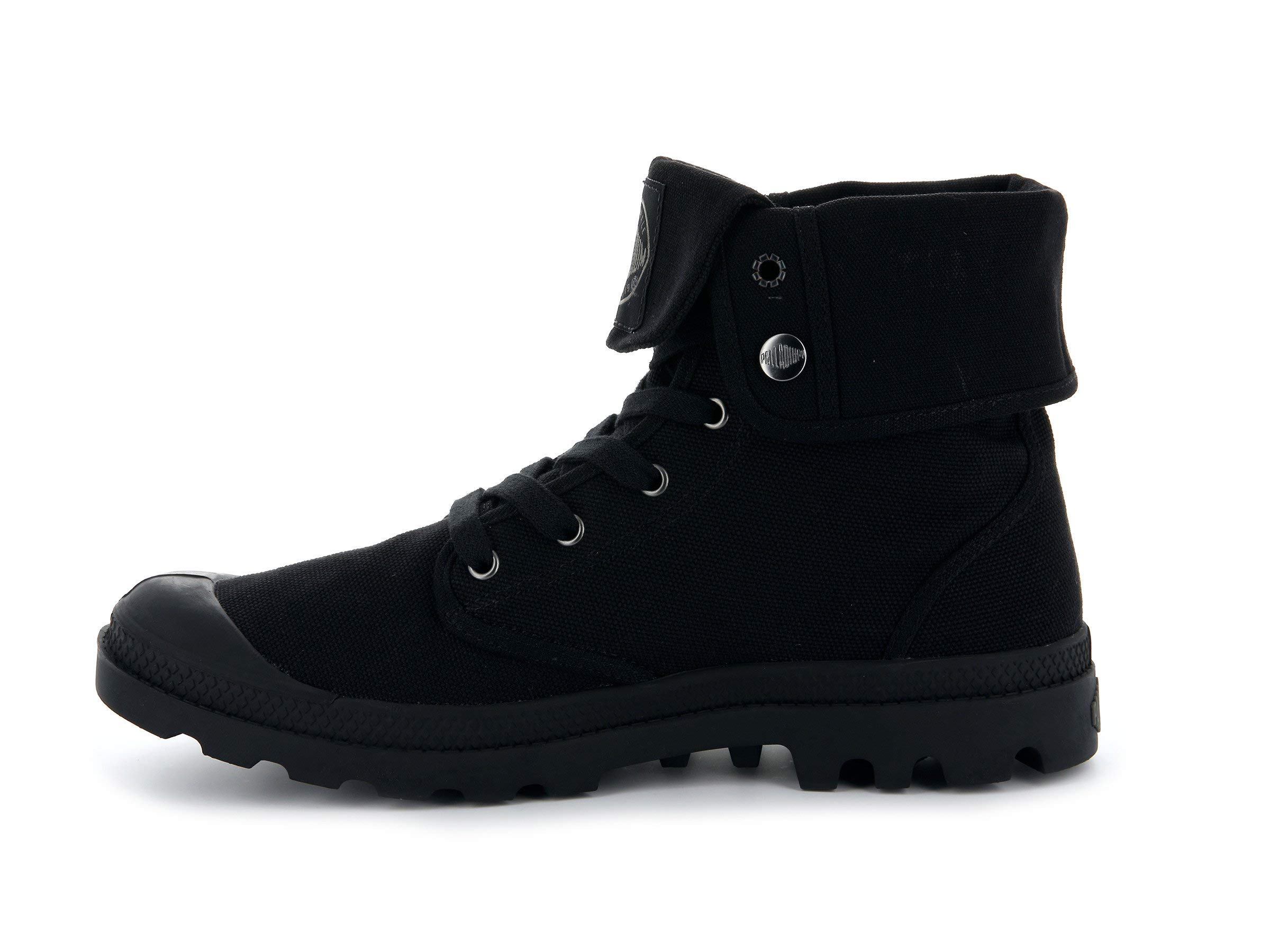 Palladium Men's Baggy Canvas Boots - Black/Black | Stylish & Comfortable Casual Footwear for Urban Adventures & Outdoor Activities