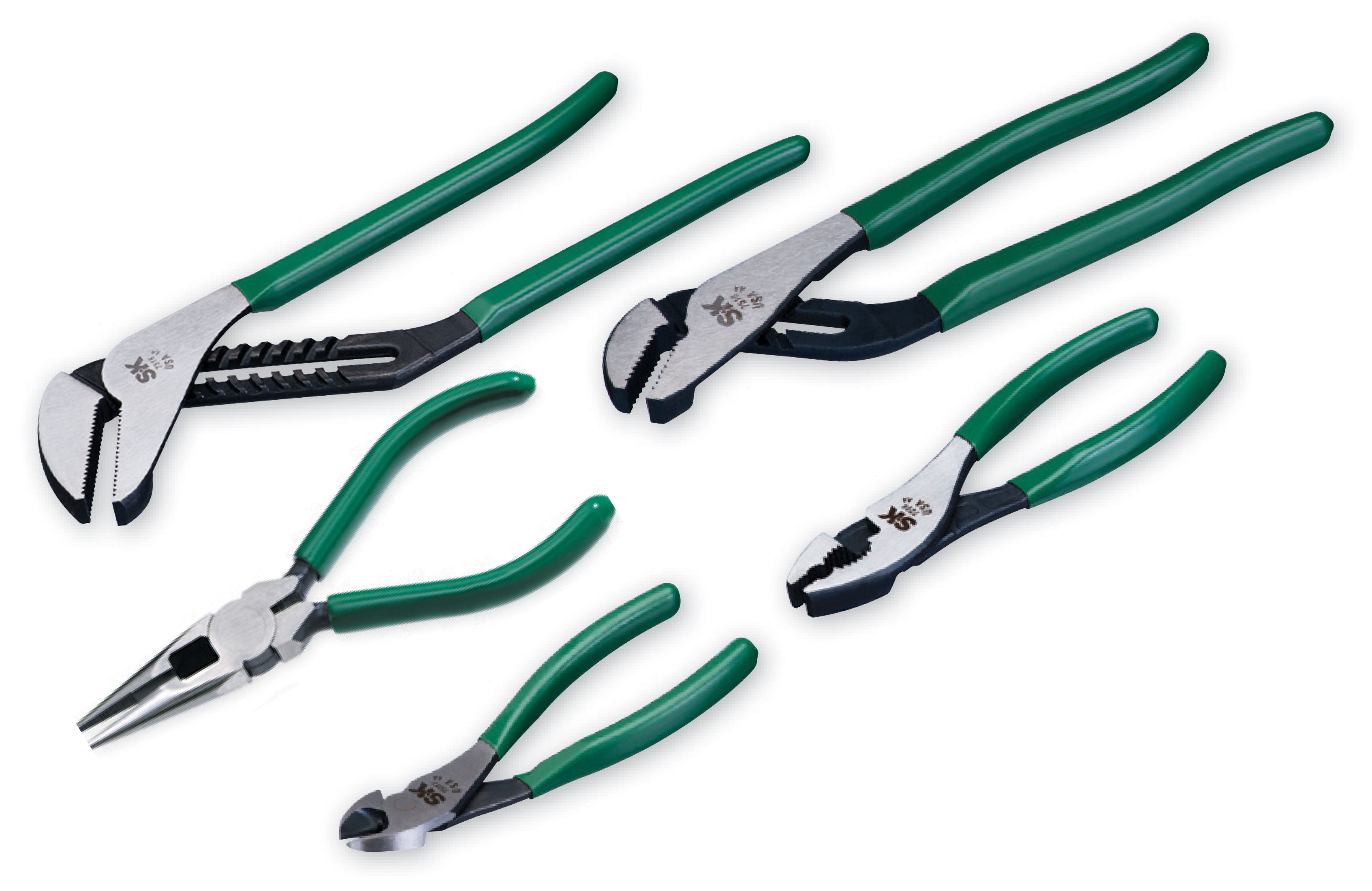 5-Piece General Purpose Plier Set - High-Quality Hand Tools for DIY, Home Repair & Automotive Work - Ideal for Electricians, Mechanics & Craftsmen