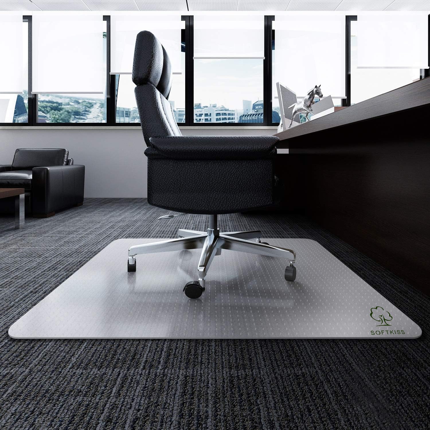 Heavy Duty Chair Mat for Carpet Floor - 36
