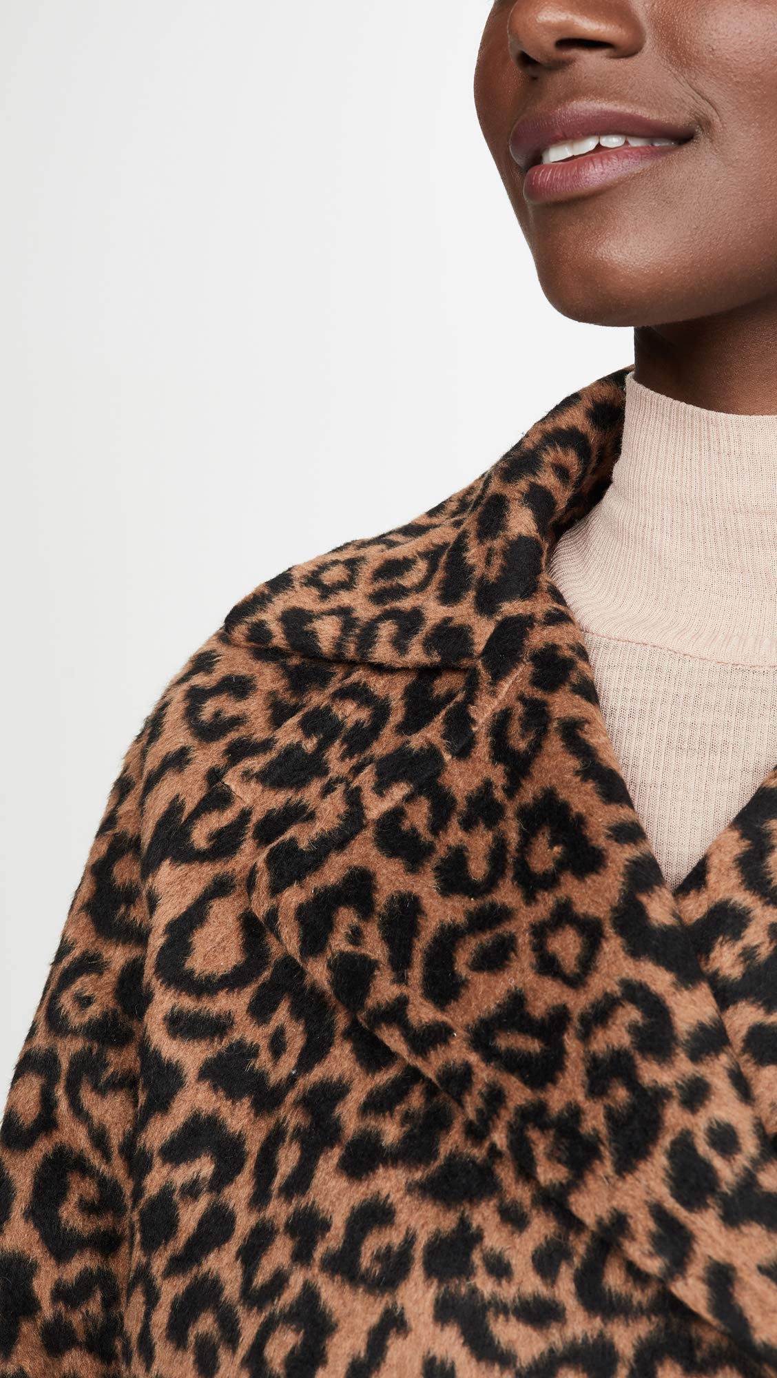 Stylish Women's Leopard Print Long Sleeve Jacket - Fashionable Outerwear for Fall & Winter | Perfect for Casual Outings, Office Wear & Date Nights