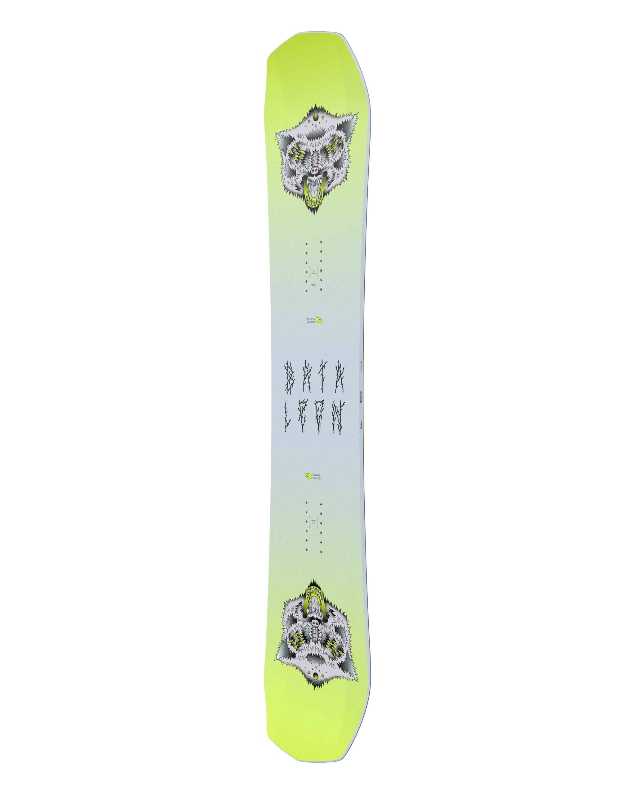 Bataleon Men's Disaster Snowboard - Freestyle All-Mountain Snowboard for Powder & Park Riding | Perfect for Backcountry & Resort Use