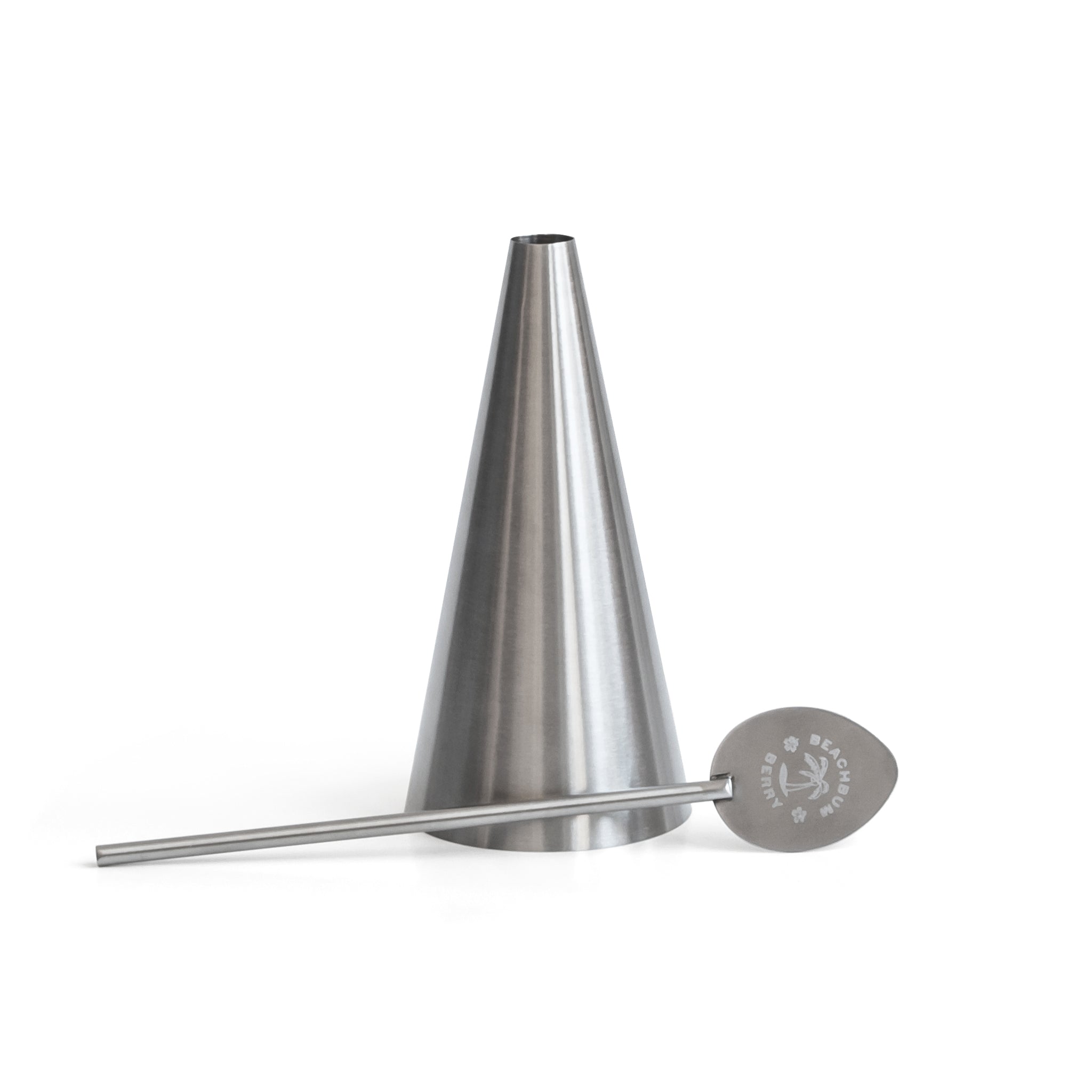 BEACHBUM BERRY'S Navy Grog Cone Kit - Premium Stainless Steel Cocktail Mixing Set for Tiki Drinks, Home Bar & Tropical Party Supplies