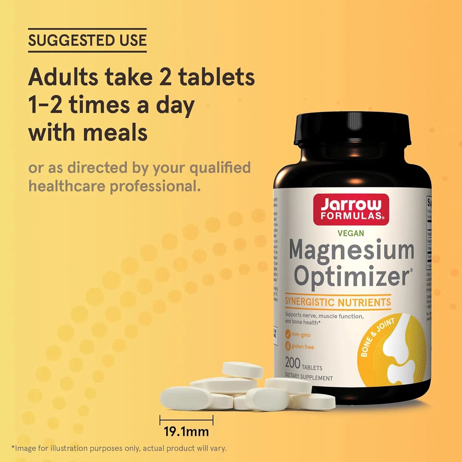 Jarrow Formulas Magnesium Optimizer Supplement - Supports Muscle Relaxation, Sleep & Heart Health - Vegan Capsules for Stress Relief & Energy Boost - Ideal for Athletes & Active Lifestyles