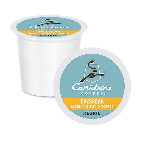 Caribou Coffee Daybreak Morning Blend K-Cup® Pods, 24 Count - Medium Roast Coffee for Keurig Brewers - Perfect for Breakfast & Office Use