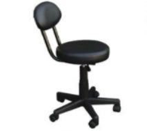 Ergonomic Airlift Pedicure Stool with Adjustable Backrest - Professional Salon & Spa Footrest for Comfortable Manicures & Pedicures - Perfect for Nail Technicians & Home Use