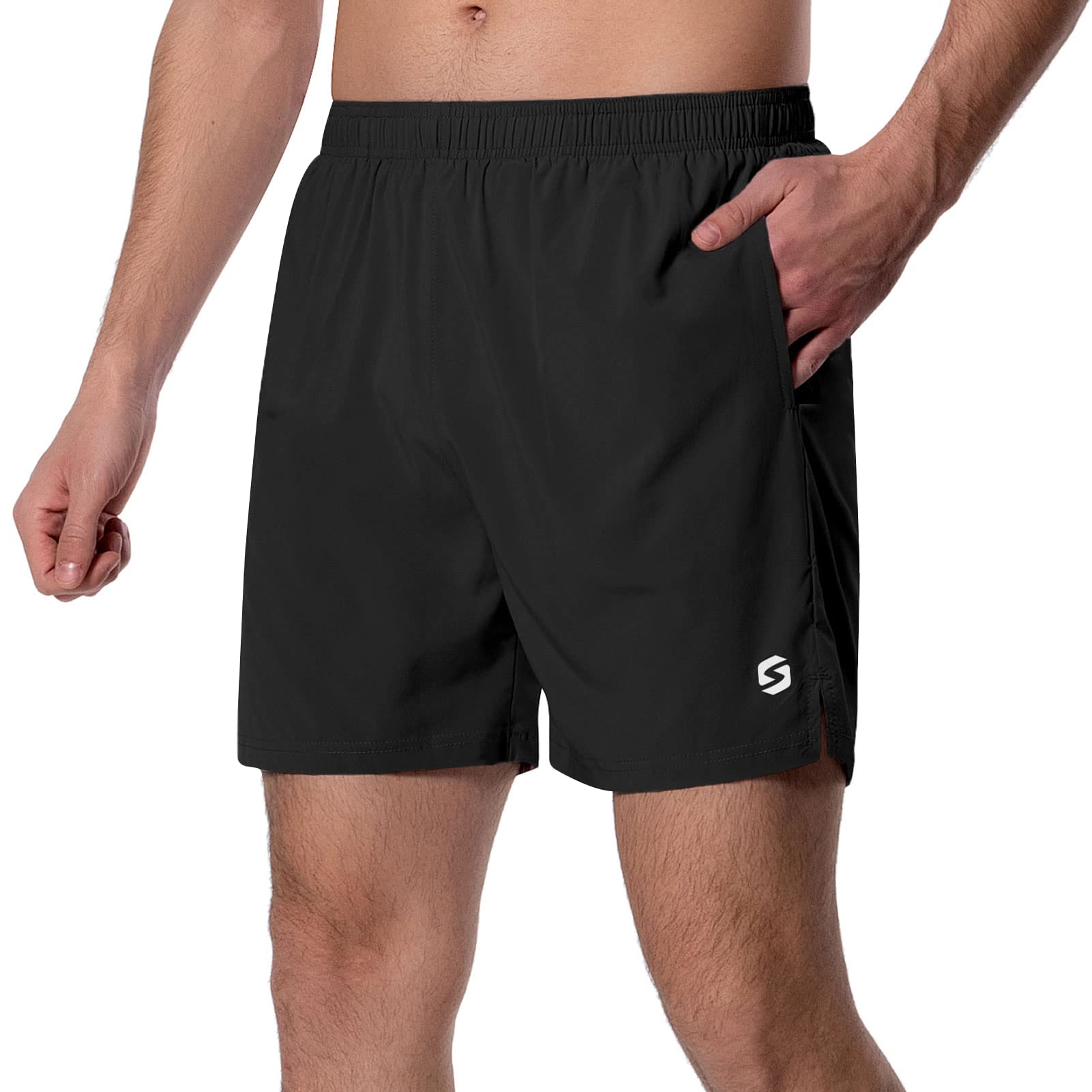 Men's 5 Inch Running Shorts - Lightweight Quick-Dry Athletic Workout Gym Shorts with Liner & Zipper Pockets | Perfect for Jogging, Training & Outdoor Activities