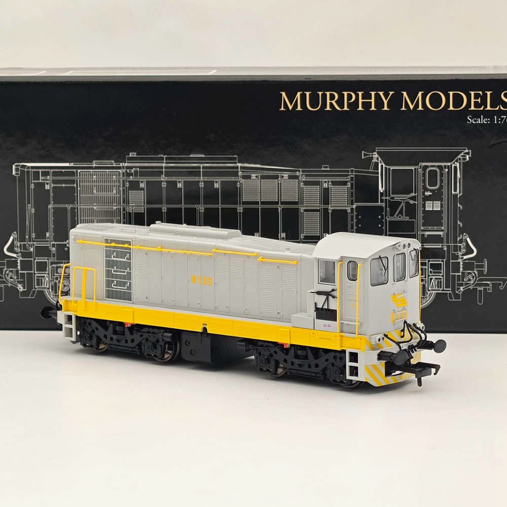1:76 Scale Murphy Models MM0135 Class 121 Diesel Locomotive B135 in CIE Grey Livery - Detailed Model Train for Railway Enthusiasts & Collectors - Perfect for Dioramas, Model Train Layouts, and Display Collections