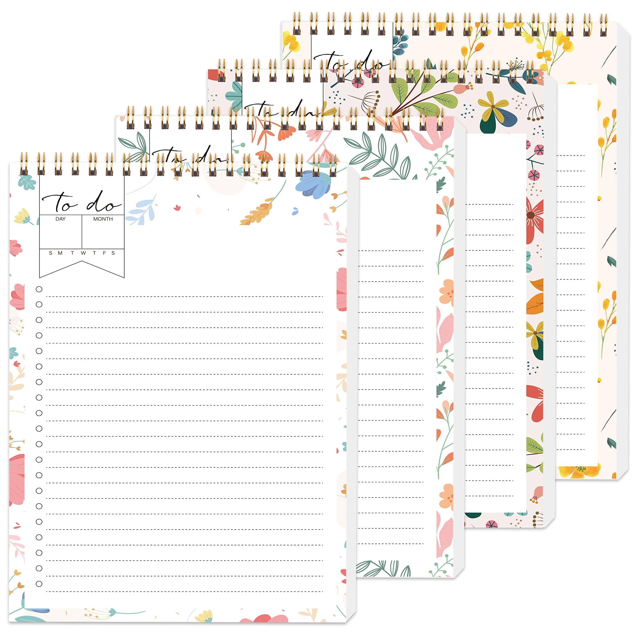 Floral To-Do List Notepads - 5.5