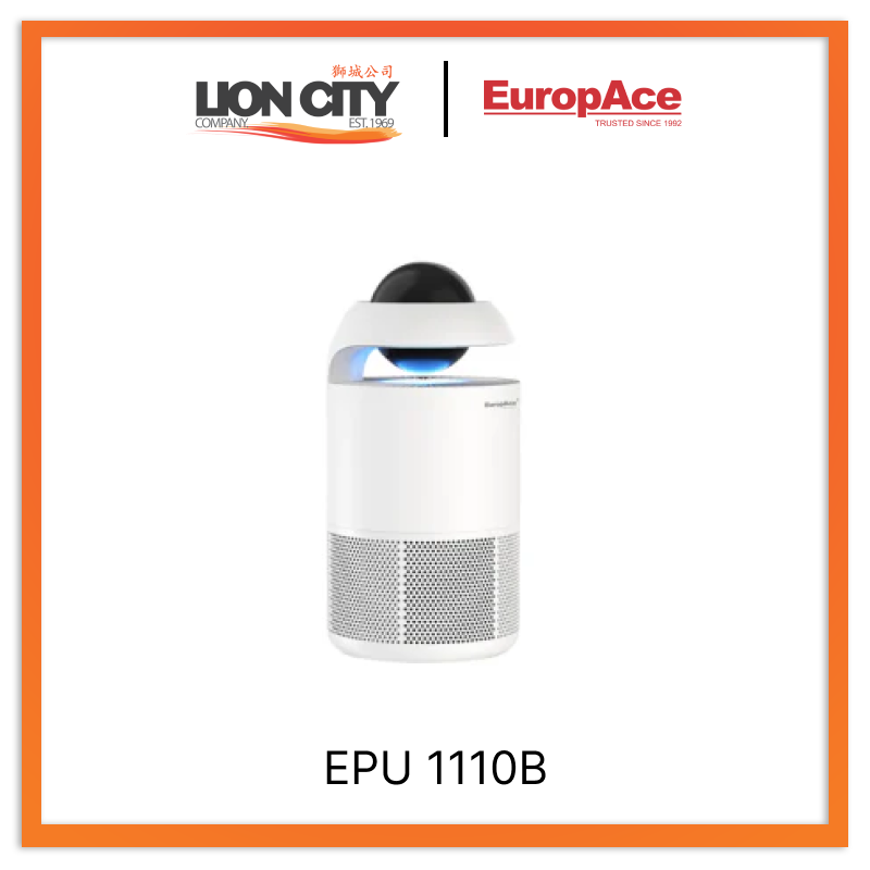 Europace EPU 1110B Hazepro 2-in-1 Air Purifier with Ionizer for Home & Office - Removes Dust, Pollen & Odors - Quiet HEPA Filter for Bedroom, Living Room & Workspace