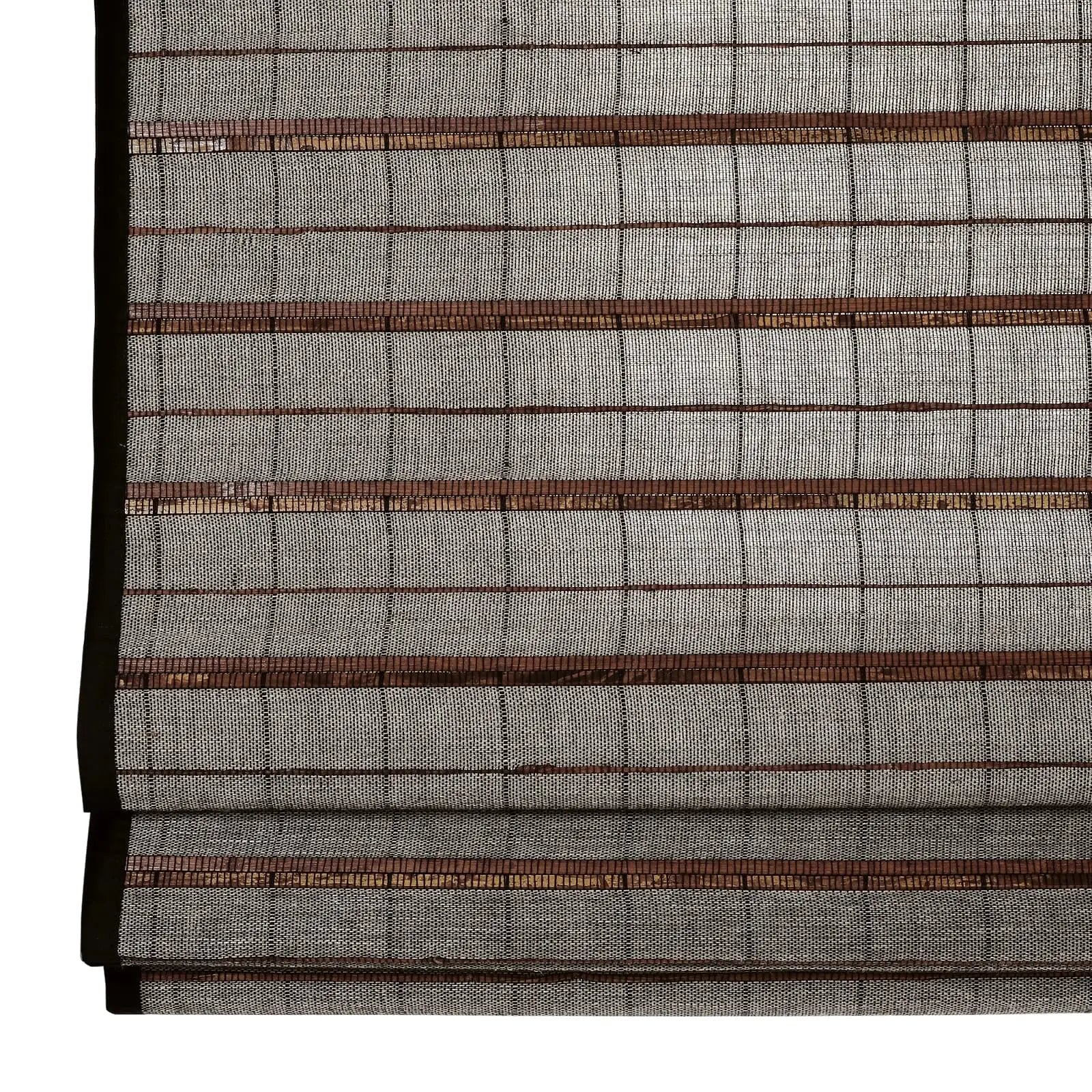 Natural Flax Bamboo Woven Window Shade - Eco-Friendly Sun Protection for Home & Office - Perfect for Living Room, Bedroom, and Patio Use