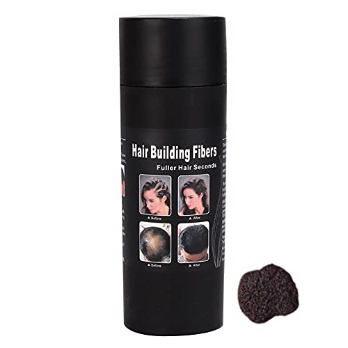 15g Hair Building Fibers for Thinning Hair & Bald Spots - Natural Hair Thickening Powder for Fuller, Thicker Hair - Black | Hair Care Solution for Men & Women | Perfect for Daily Use & Special Occasions