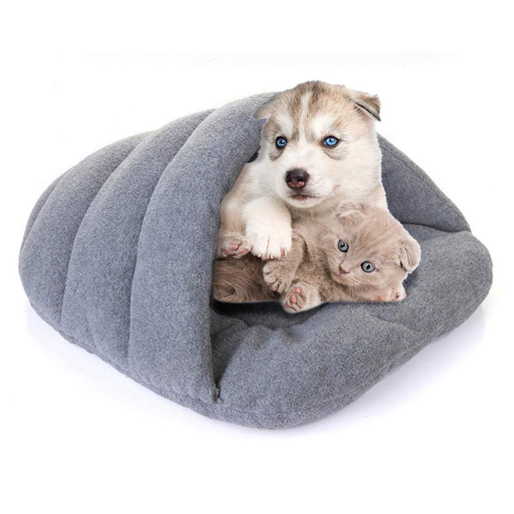 **Warm Orange Pet Bed for Cats & Dogs - Heated Slipper-Style Sleeping Cushion with Soft Nest Cave - Cozy Winter Dog House & Cat Mat (1PC, Medium) - Perfect for Indoor Use, Cold Weather & Pet Comfort**