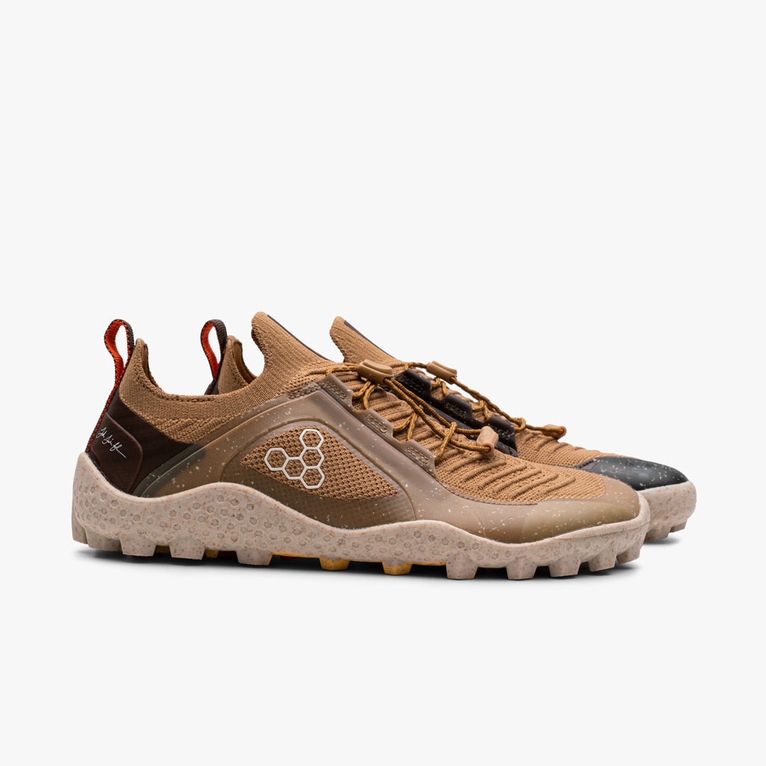 Vivobarefoot Men's Primus Trail Knit SG JJF Barefoot Shoes - Lightweight Hiking & Outdoor Adventure Footwear for Natural Movement