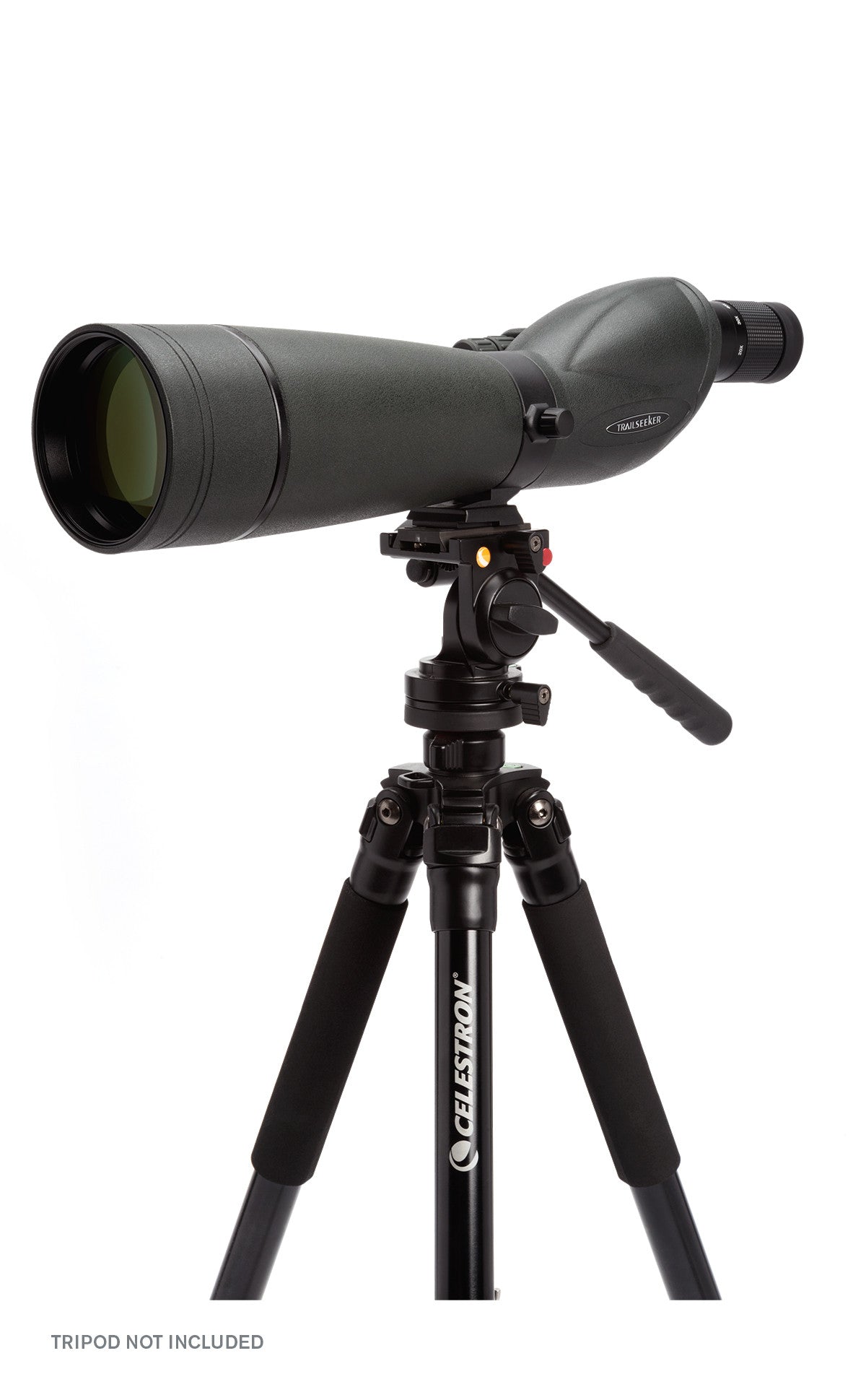 TrailSeeker 20-60x80 Straight Zoom Spotting Scope for Hunting, Bird Watching & Outdoor Adventures - High Power Magnification for Long Range Viewing