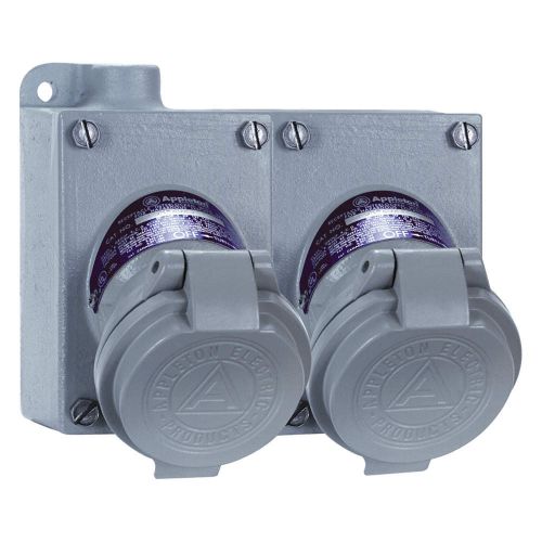 Contender CPS 20 Amp Pin and Sleeve Receptacle - 120/240VAC Industrial Grade Electrical Outlet - Factory Sealed for Safety - Perfect for Construction Sites, Manufacturing Plants & Heavy-Duty Equipment Power Supply
