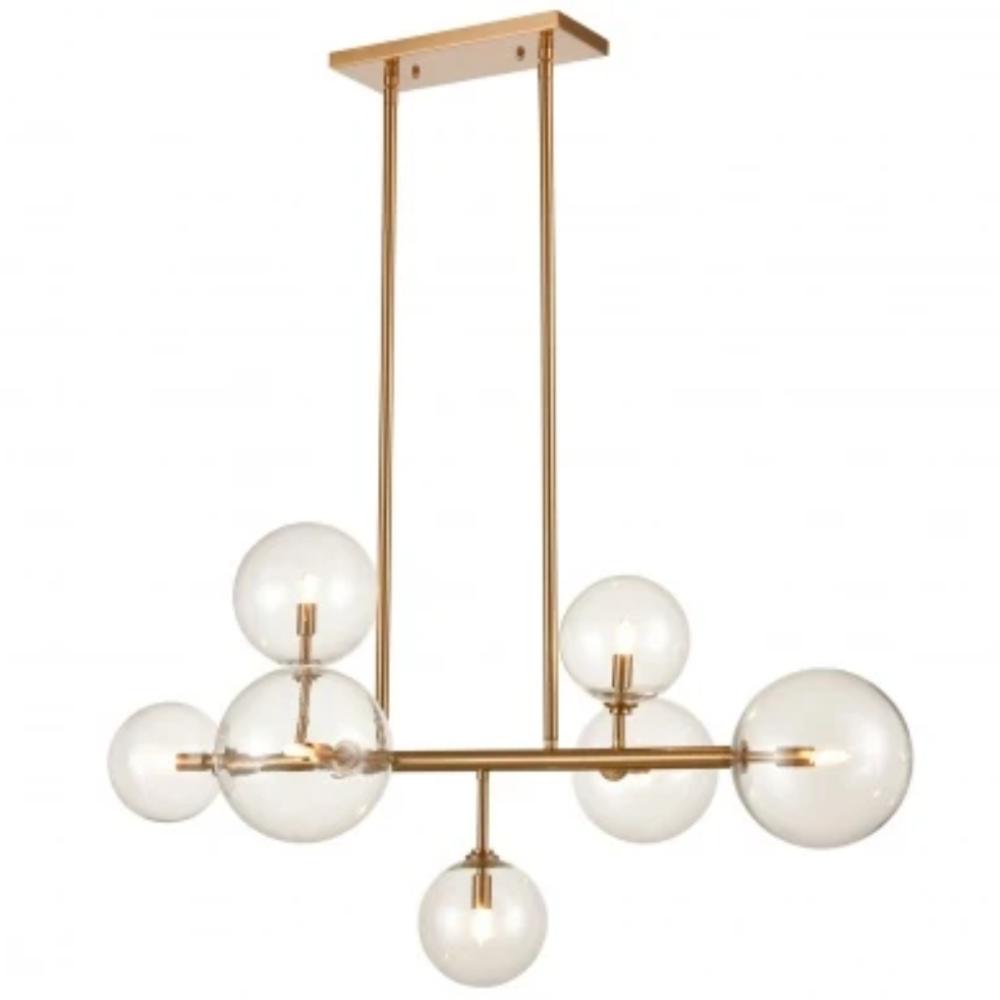 Leon Chandelier - Elegant Crystal Ceiling Light Fixture for Dining Room, Living Room & Bedroom | Modern Luxury Lighting for Home Decor