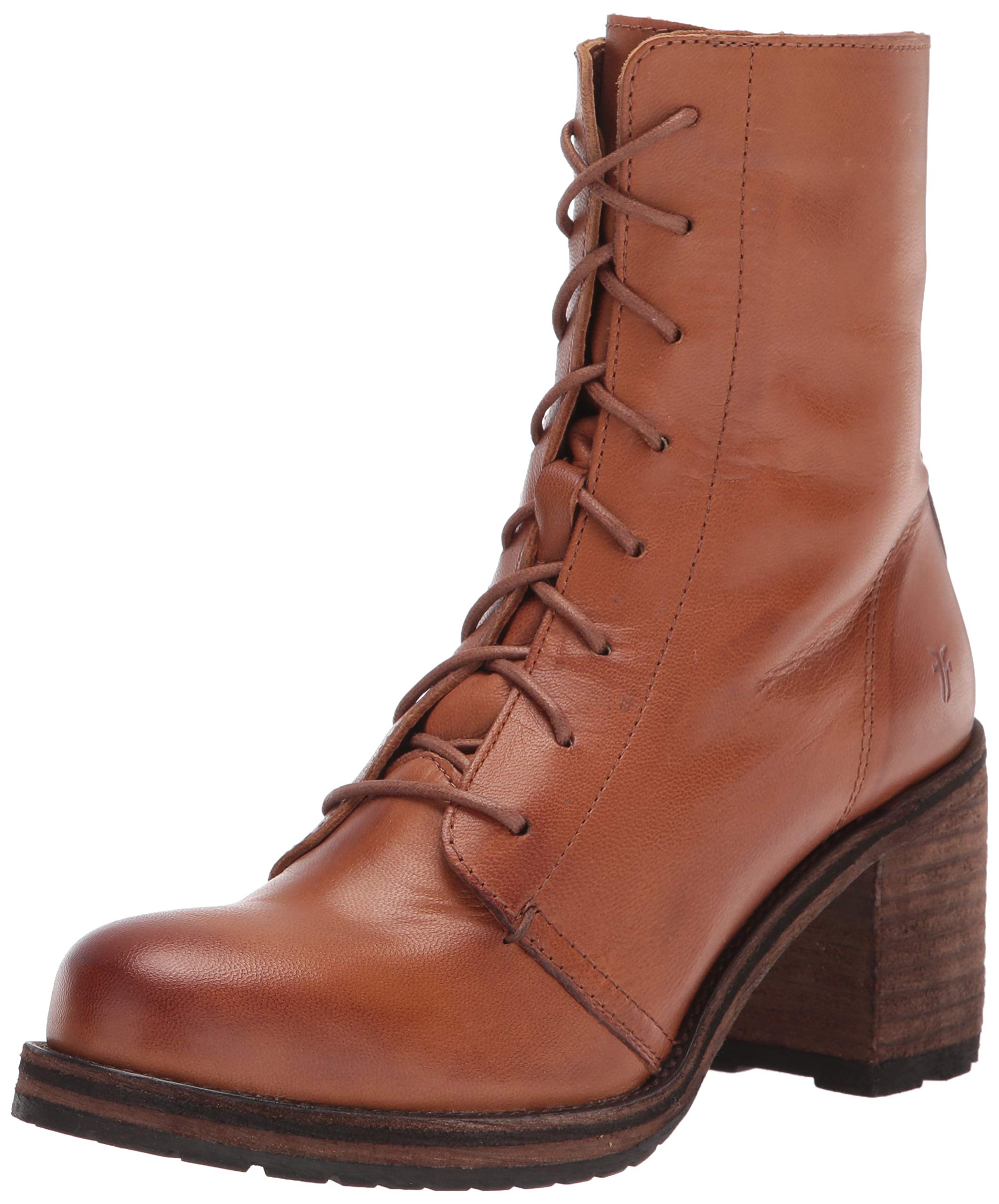 Frye Women's Karen Combat Boots - Stylish Leather Ankle Boots for Everyday Wear, Work & Outdoor Adventures