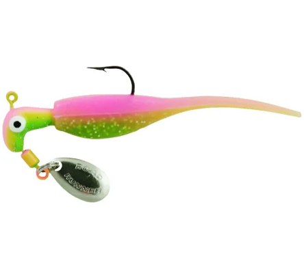 Blakemore Road Runner Slab Runners Fishing Lures with Baby Shad - Perfect for Bass Fishing in Lakes and Rivers
