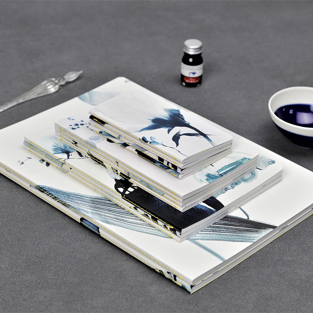 Clairefontaine Inkebana Stitched Notebook - 75x12cm Premium Writing Journal for Students & Professionals | Perfect for Office, School & Creative Writing