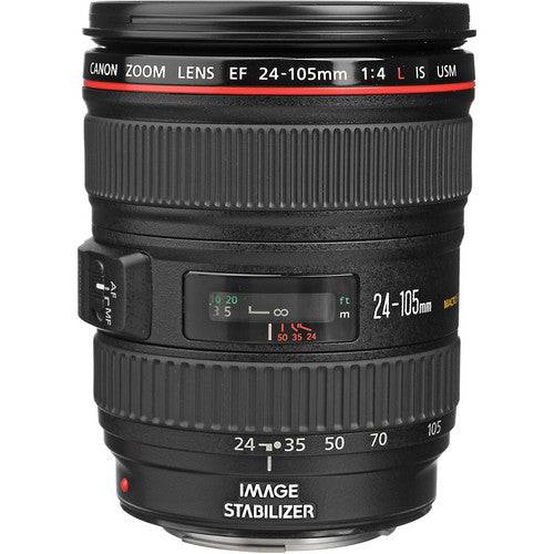 Canon EF 24-105mm f/4L IS USM Lens - Professional Full Frame DSLR Camera Lens with Image Stabilization - Perfect for Portrait, Travel & Landscape Photography (USA Version)