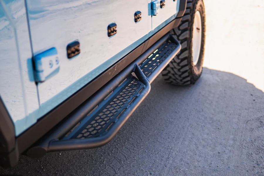 2023+ Ineos Grenadier Owl Tubular Side Step Sliders - Heavy Duty Off-Road Running Boards for Adventure & Truck Accessories