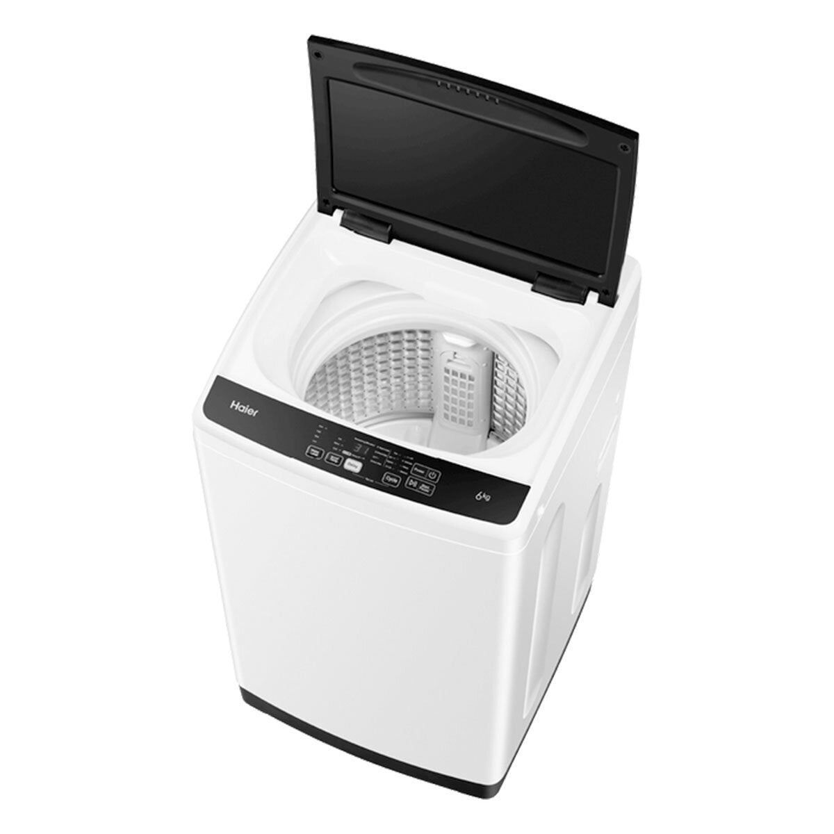 Haier 6kg Top Load Washing Machine HWT60AA1 - Energy Efficient Compact Laundry Washer for Small Apartments & Dorms | Perfect for Everyday Clothes, Bedding & Delicates