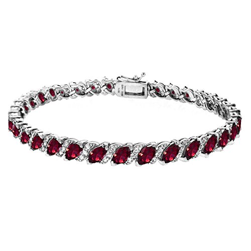 Synthetic Ruby - Silver