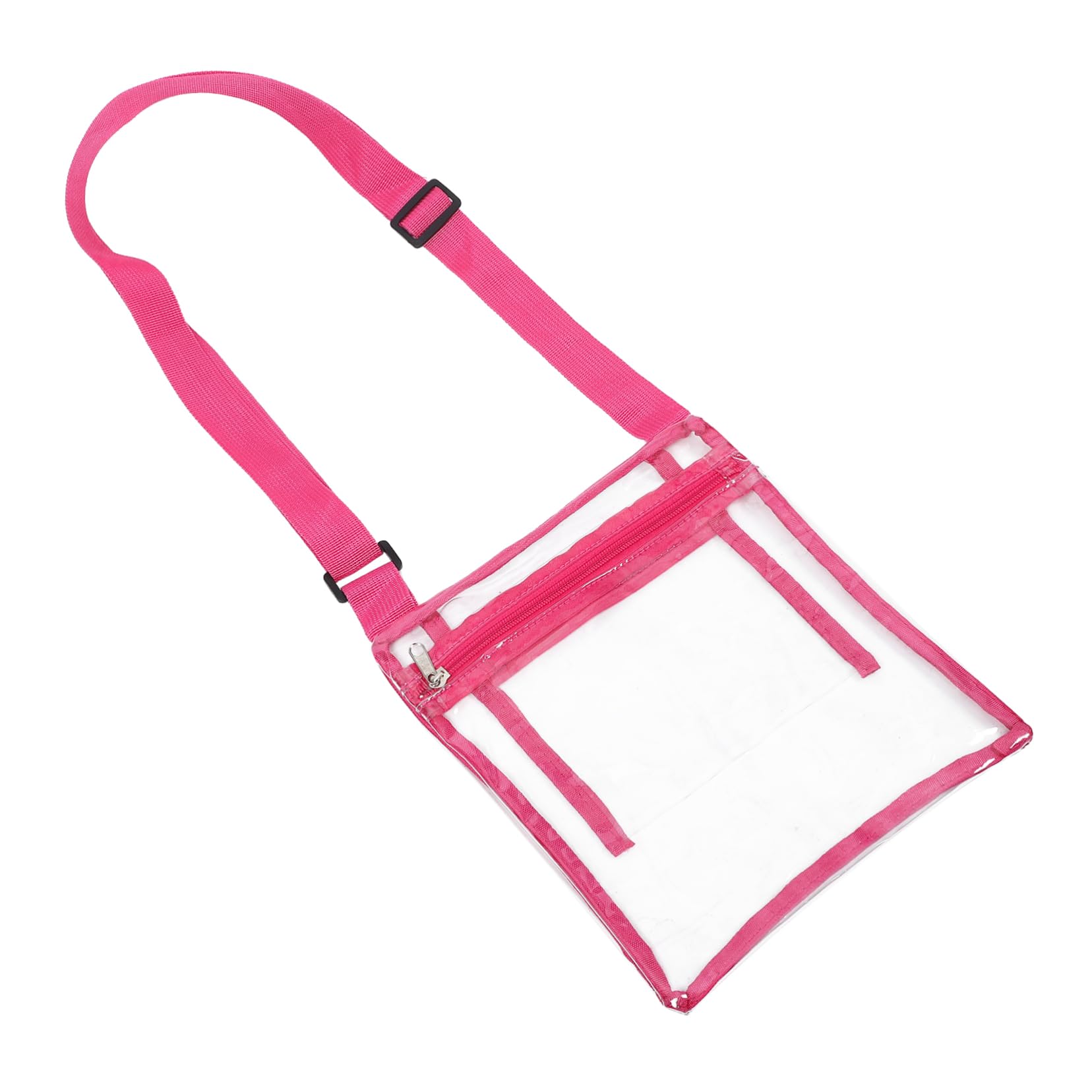 KITANDOVE Clear Stadium Purse - Small PVC Transparent Crossbody Bag for Concerts, Sports Events & Travel - Approved for NFL, NBA & MLB Venues