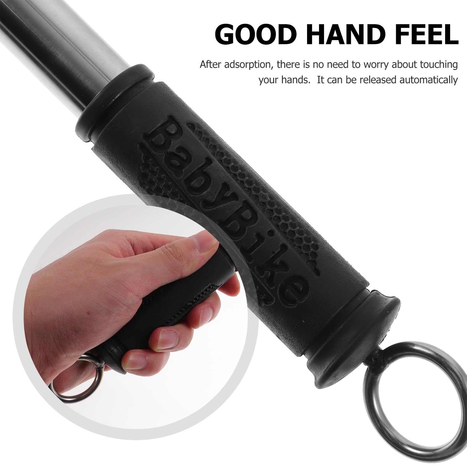 DOITOOL 17.7 Inch Telescoping Magnetic Pick Up Tool with Release Handle - Strong Magnet Stick for Collecting Metal Chips, Nails & Swarf - Easy Grip Magnetic Rod for Workshop, Garage & DIY Projects