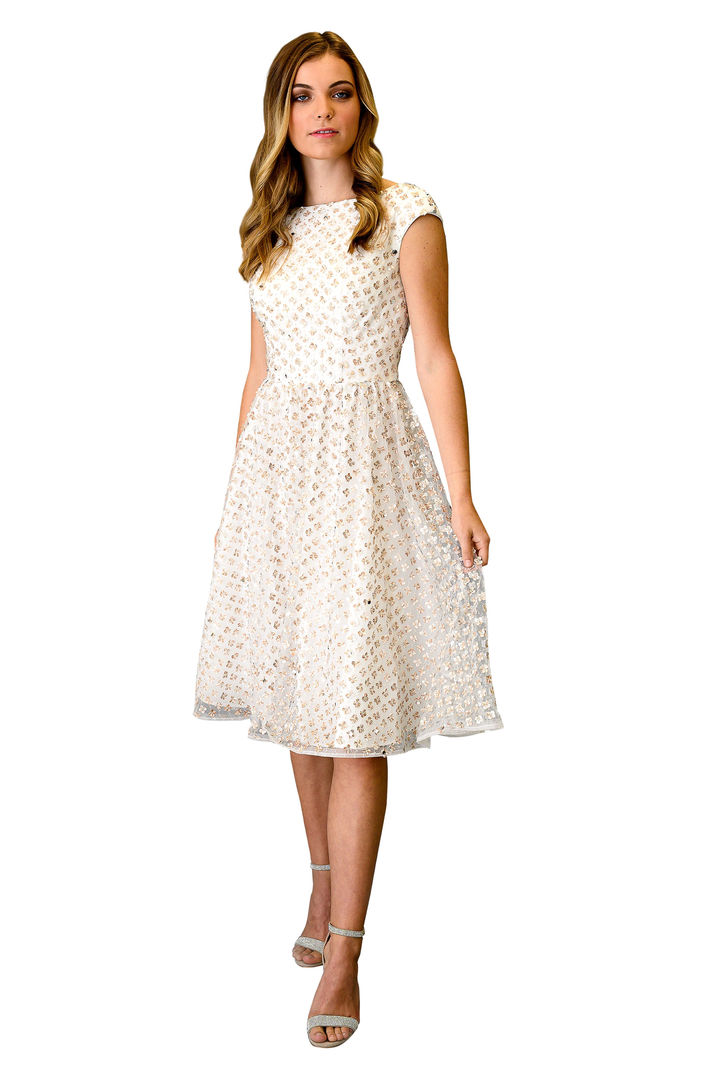 Women's Fit and Flare Dress - Elegant A-Line Summer Dress with Flowy Skirt for Casual Wear, Parties & Weddings | Perfect for Date Nights, Office & Special Occasions