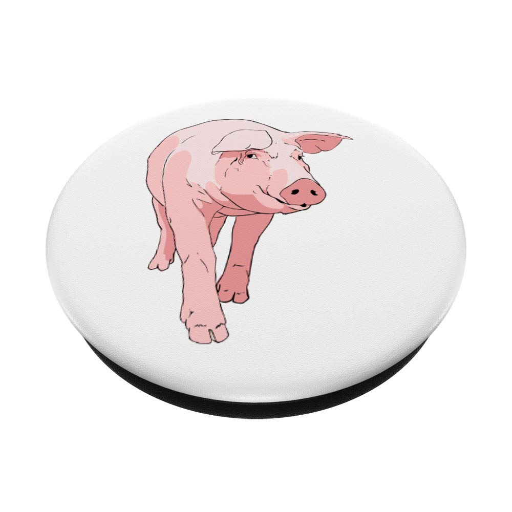 Adorable Pink Pig Phone Grip & Stand - Cute Animal Phone Holder for iPhone Samsung - Perfect for Farmers, Animal Lovers & Everyday Use