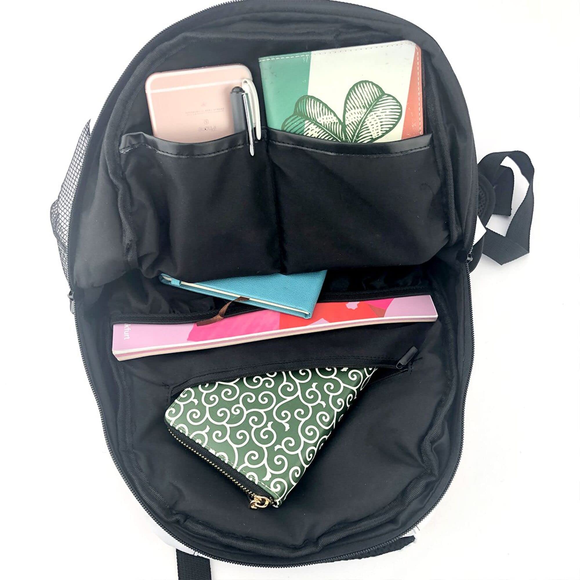 Floral Pitbull Laptop Backpack for Women & Men - Durable Travel & College Daypack for Work & School