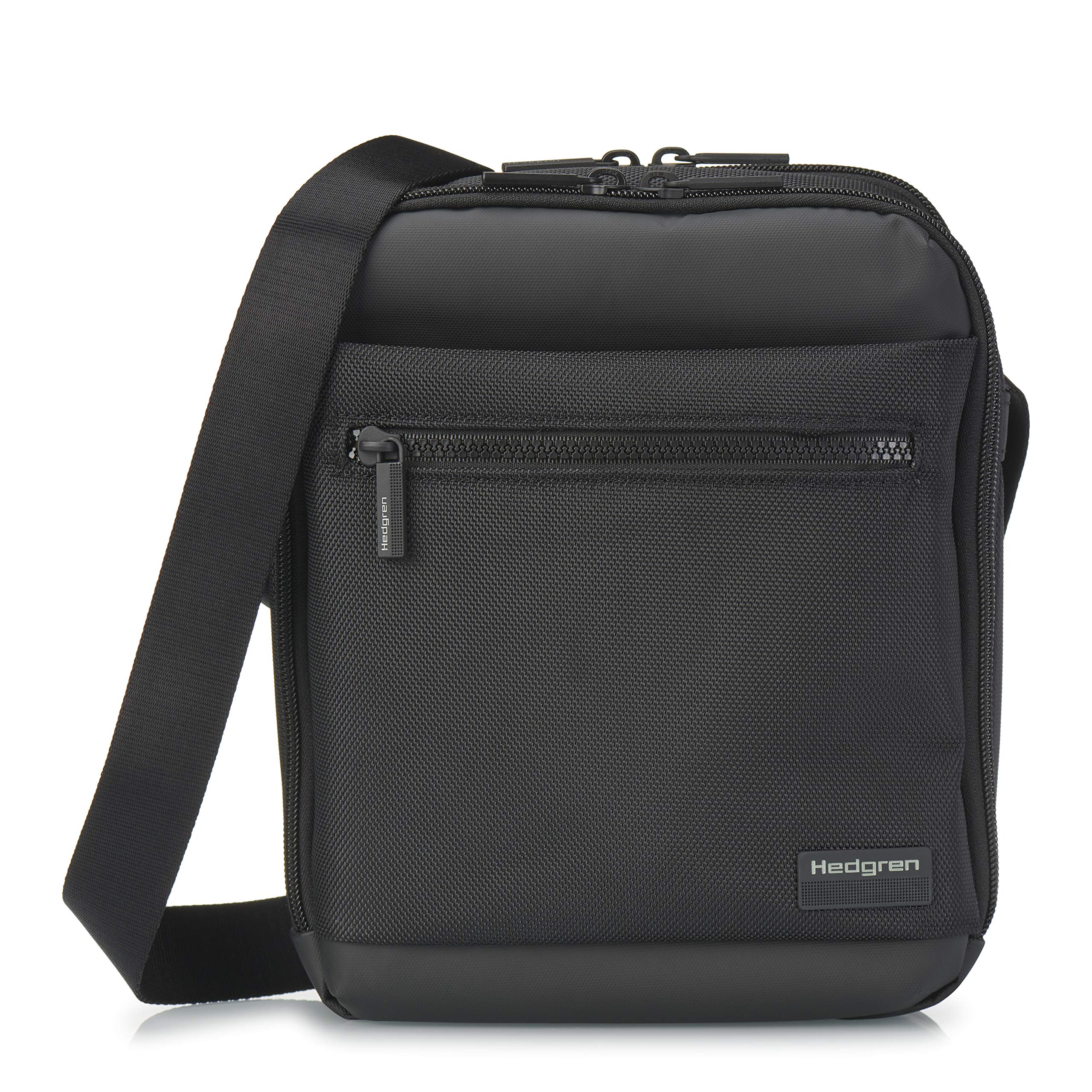 Hedgren Men's Messenger Bag - Stylish & Durable Crossbody Laptop Bag for Work, Travel & Daily Use - Black