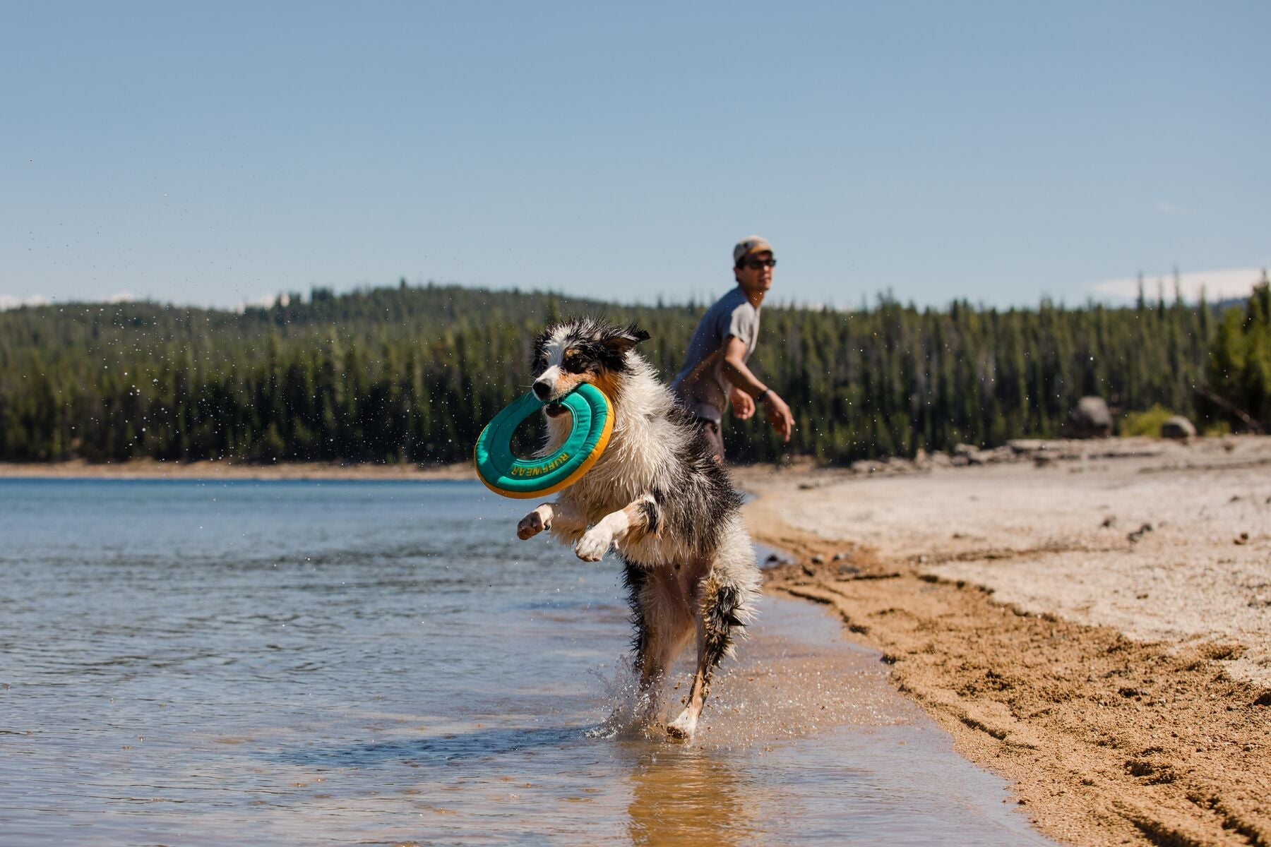 Ruffwear Hydro Plane™ Floating Dog Disc Toy - Tangelo Orange, Waterproof & Durable for Pool, Beach & Outdoor Play - Perfect for Fetch Games with Dogs