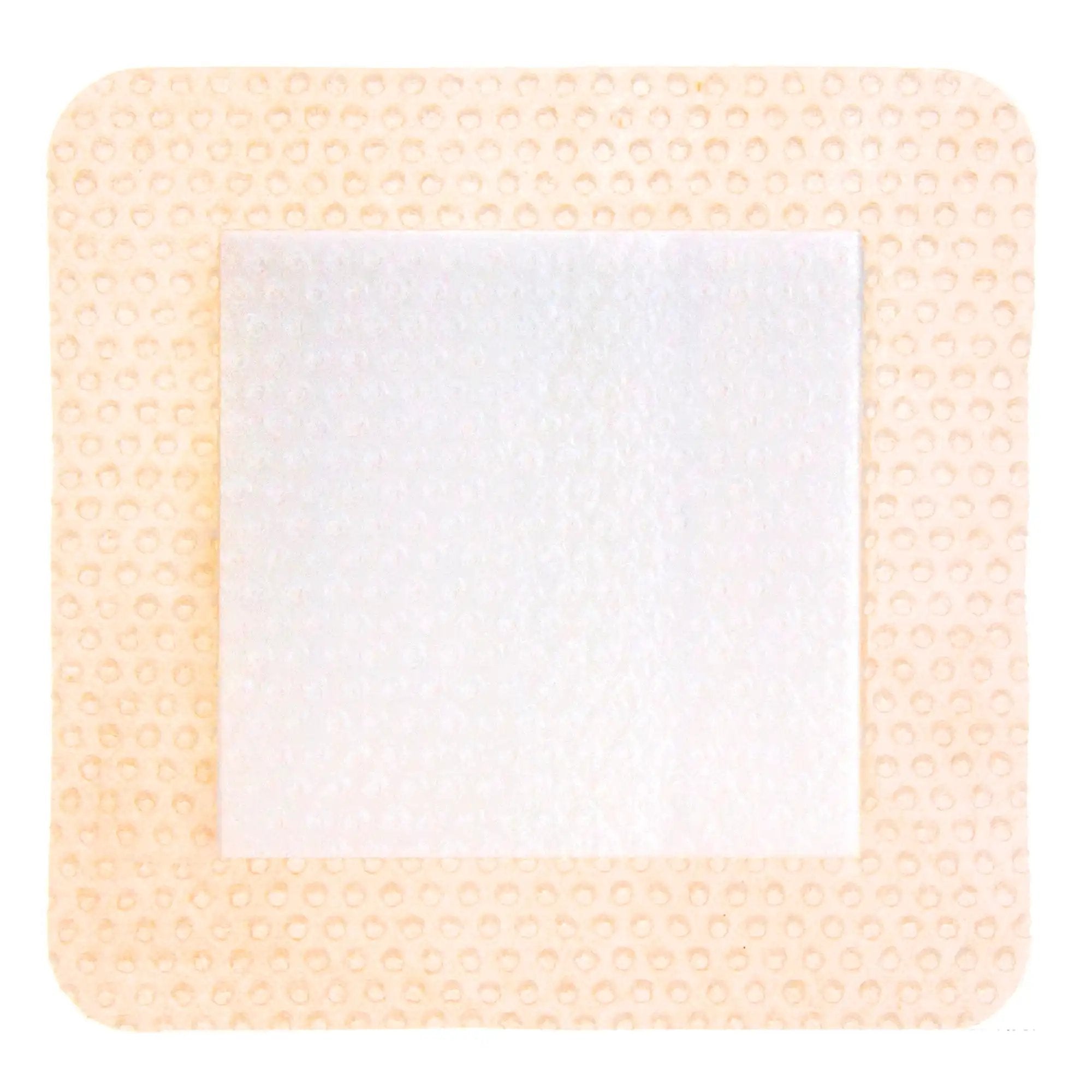 **ComfortFoam Border Silicone Foam Dressing Wound Care, 4x8 Inch Rectangle (Pack of 10) – Ideal for Pressure Ulcers, Surgical Wounds & Diabetic Foot Care**