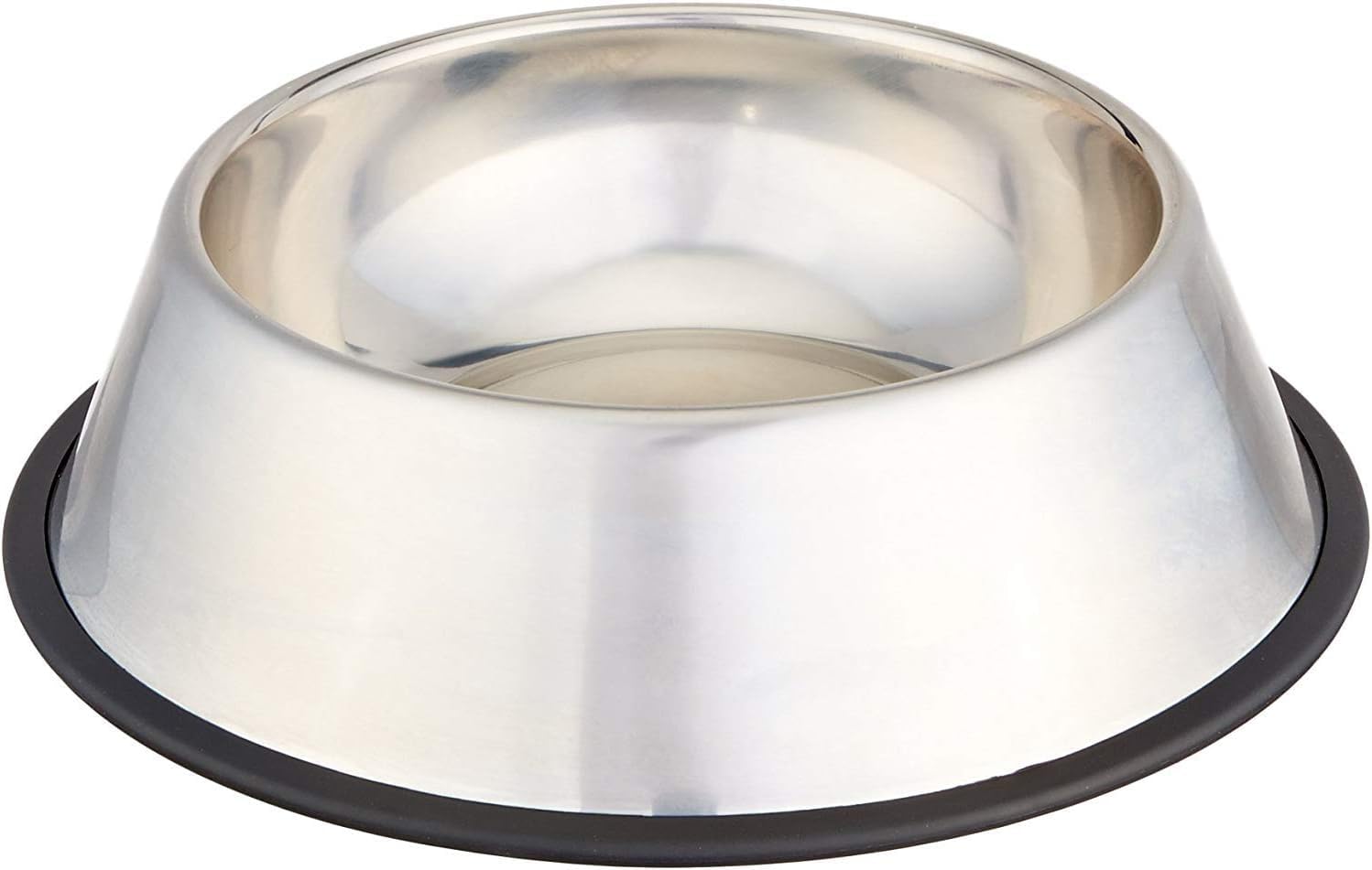 Premium Stainless Steel Dog Bowl with Non-Slip Rubber Base - 200ml Pet Food & Water Dish for Small to Medium Dogs | Durable, Easy Clean, Spill-Proof Design for Home, Travel & Outdoor Use