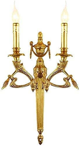 Modern Creative Wall Lamp - Brass Wall Light for Hallway, Bedroom, Living Room, Bar, Cafe & Hotel - Luxury Villa Art Decor Fixture - Perfect for Ambient Lighting in Dining Rooms, Corridors & Bedside Spaces