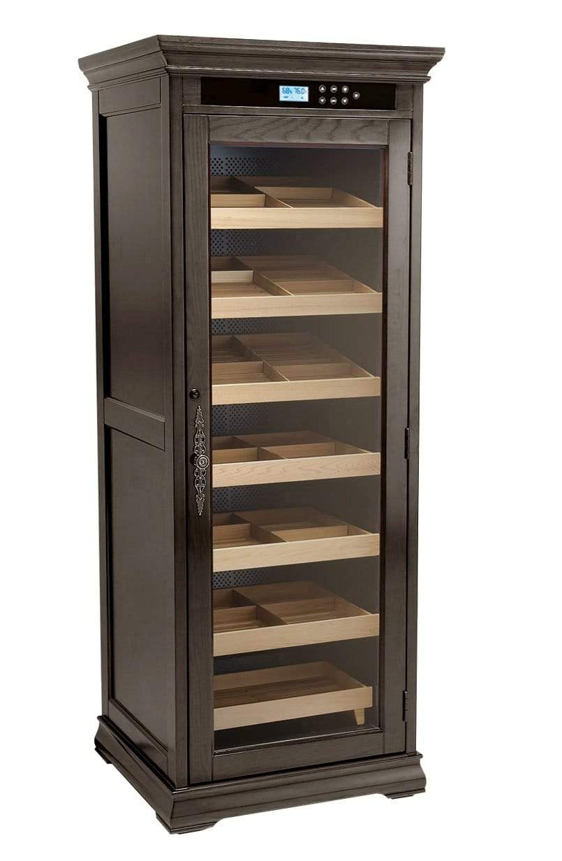 Remington Electronic Humidor Cabinet - 2000 Cigar Capacity, Espresso Finish | Premium Cigar Storage for Home, Office & Lounge | Temperature & Humidity Controlled Cabinet for Cigar Enthusiasts