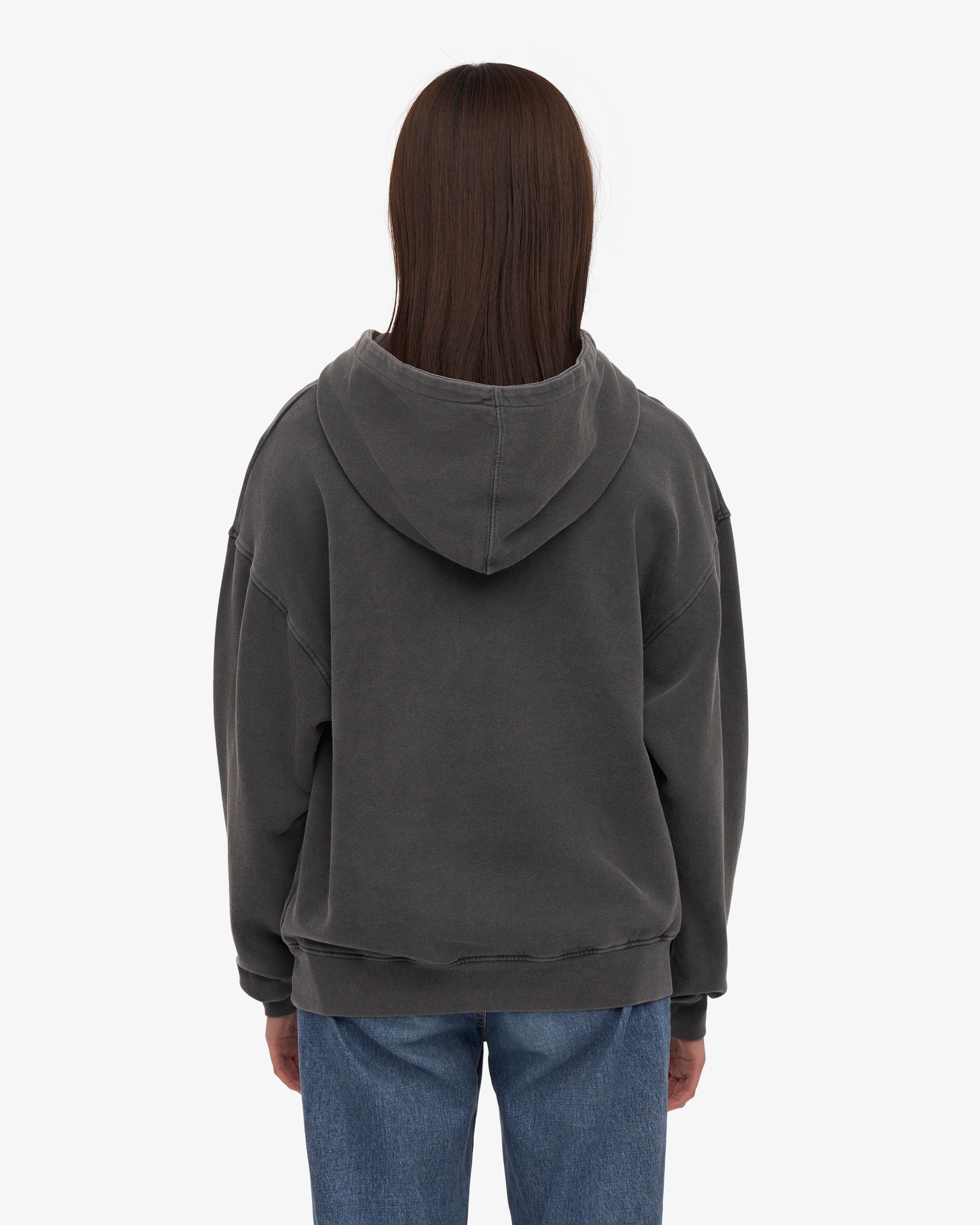 Organic Oversized Hoodie - Faded Black | Cozy & Stylish Unisex Pullover for Men & Women | Perfect for Casual Wear, Loungewear & Street Fashion