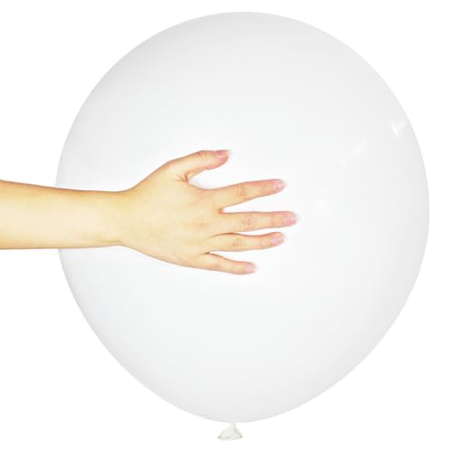 White Balloons 18 Inch