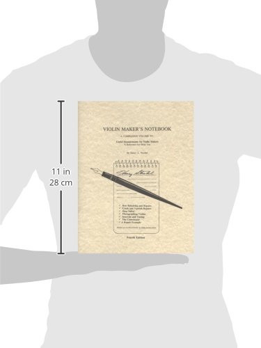 Violin Maker's Notebook: Essential Measurements & Techniques for Crafting Violins - Perfect for Luthiers, Instrument Repair & DIY Violin Building Projects