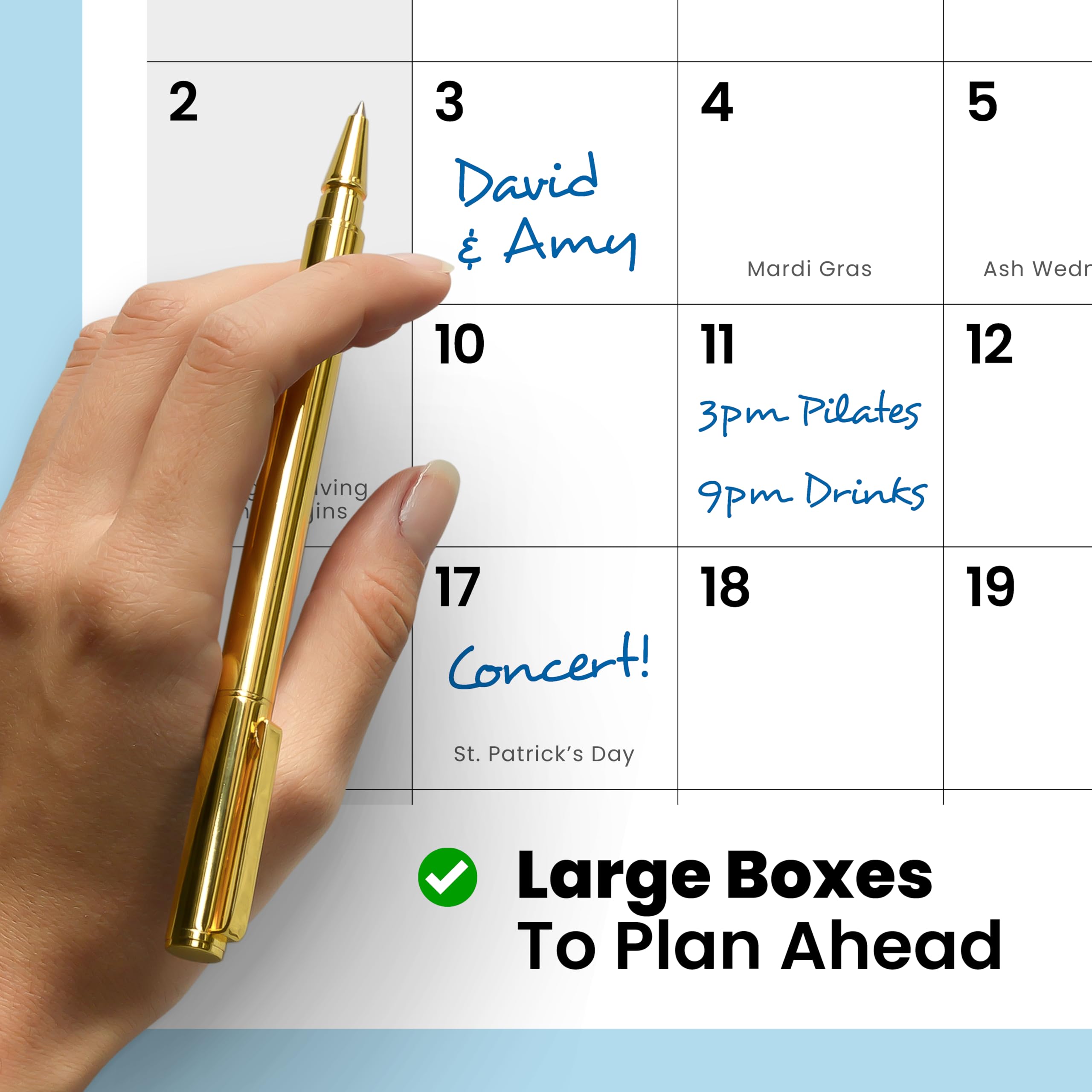 2025 Funny Dog & Cat Wall Calendar - 12 Month Large Planner for Office, Home & School | 12