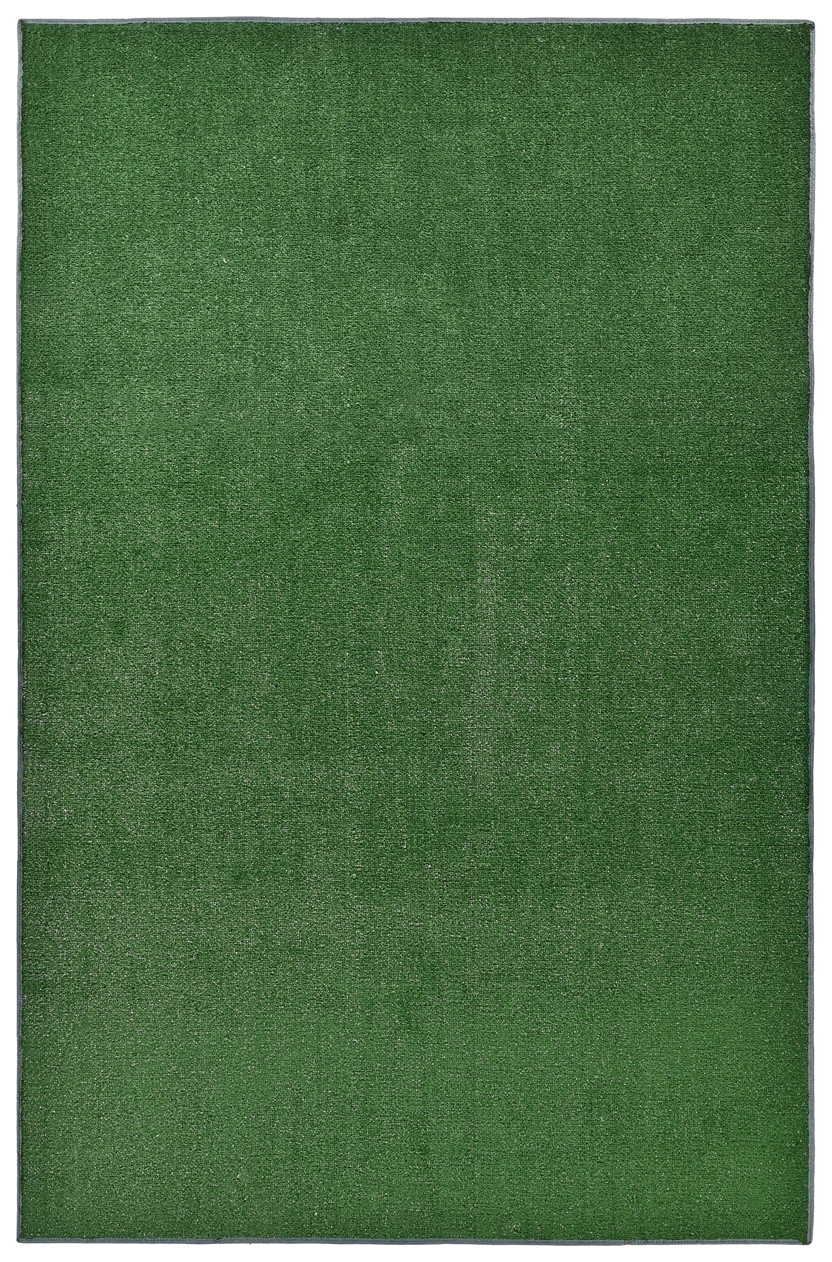 Premium 6' x 9' Artificial Grass Indoor/Outdoor Area Rug - Realistic Green Synthetic Turf Carpet for Patio, Balcony, Playroom & Home Decor | Garland Rug Collection