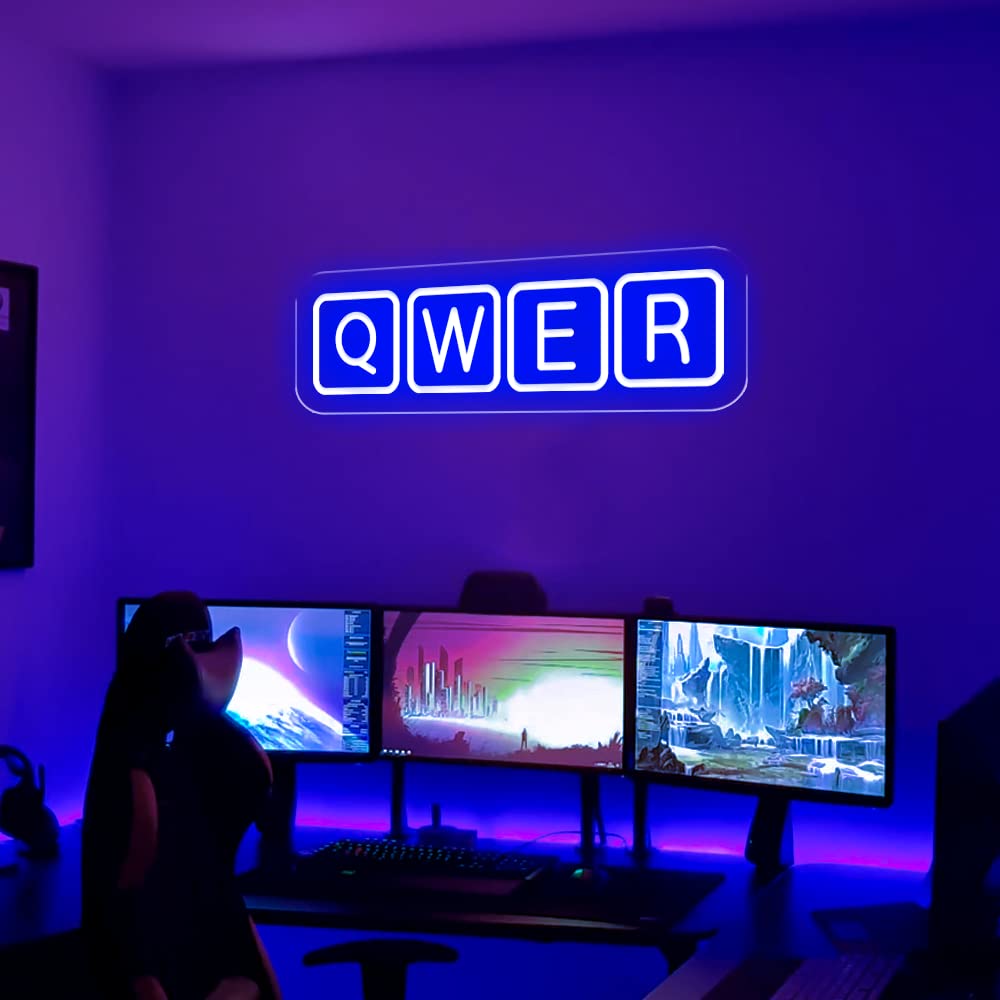 ON AIR PLAY Neon Sign - Let's Play LED Light for Gaming Room, Streaming Studio & Man Cave Decor - Perfect for Twitch Streamers, YouTubers & Gamers