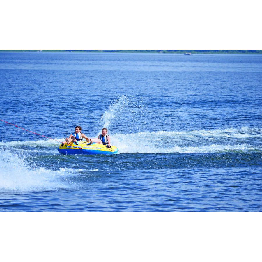 Best Rave Fastrax 2-Person Towable Boating Tube for Water Sports - Perfect for Lake, River & Ocean Fun with Friends & Family