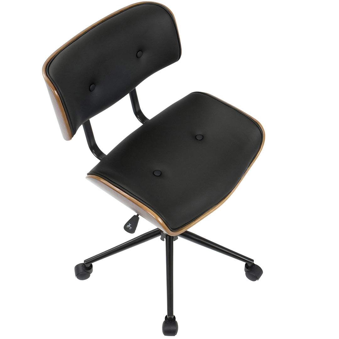 Lombardi Ergonomic Office Chair - Adjustable Height & Lumbar Support for Home & Workspace Comfort
