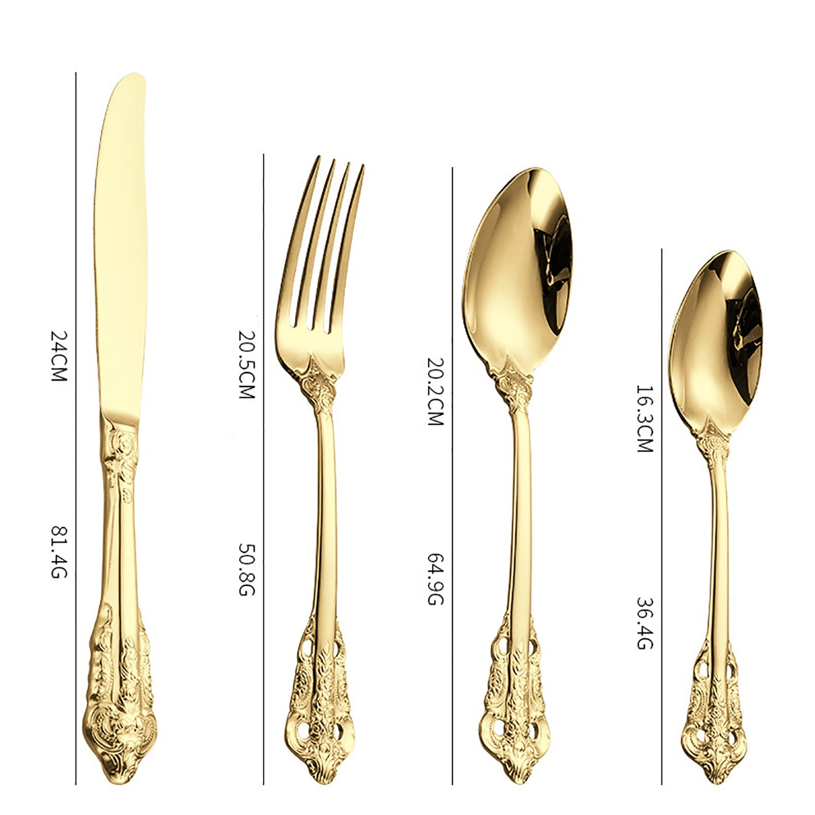 IKXO 32-Piece Stainless Steel Flatware Set for 8 - Food-Grade Silverware Cutlery Set with Mirror Finish, Dishwasher Safe - Perfect for Dining, Parties, Restaurants & Everyday Use